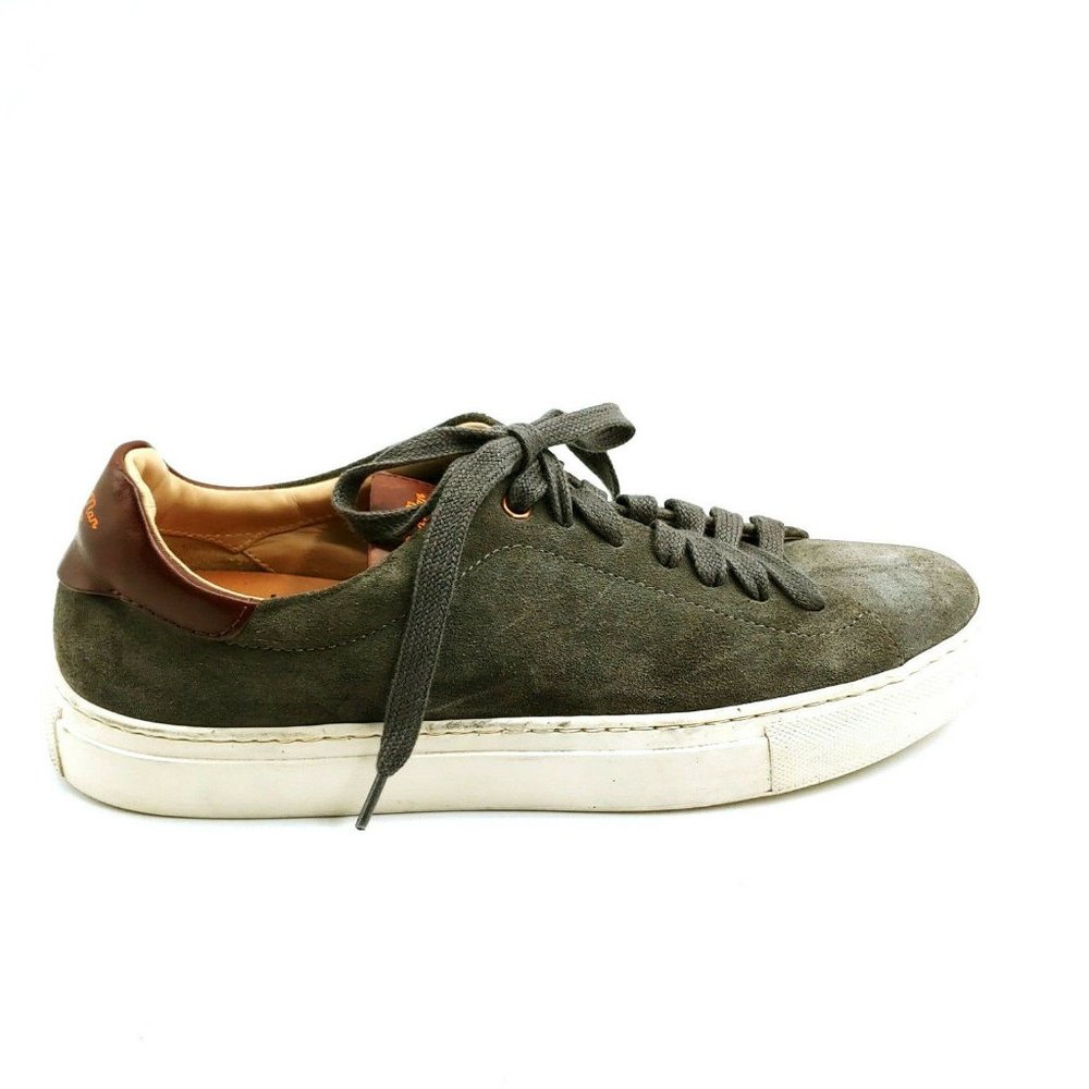 Good Man Mens Lace Up Sneaker Grey Suede‎ Cushioned